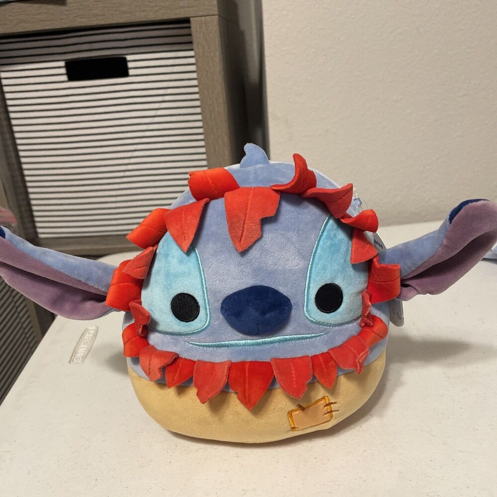 Disney Squishmallows 9” Plush Stitch Blue New Jazwares